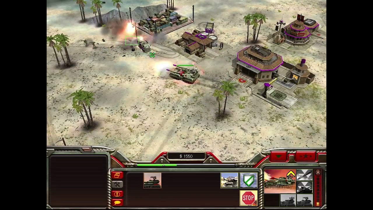 [커맨드 & 컨커  제너럴 제로 아워 1v1] 빅핸드님이 강력한 엠퍼러 오버로드 전차를 보여주면 생기는 이