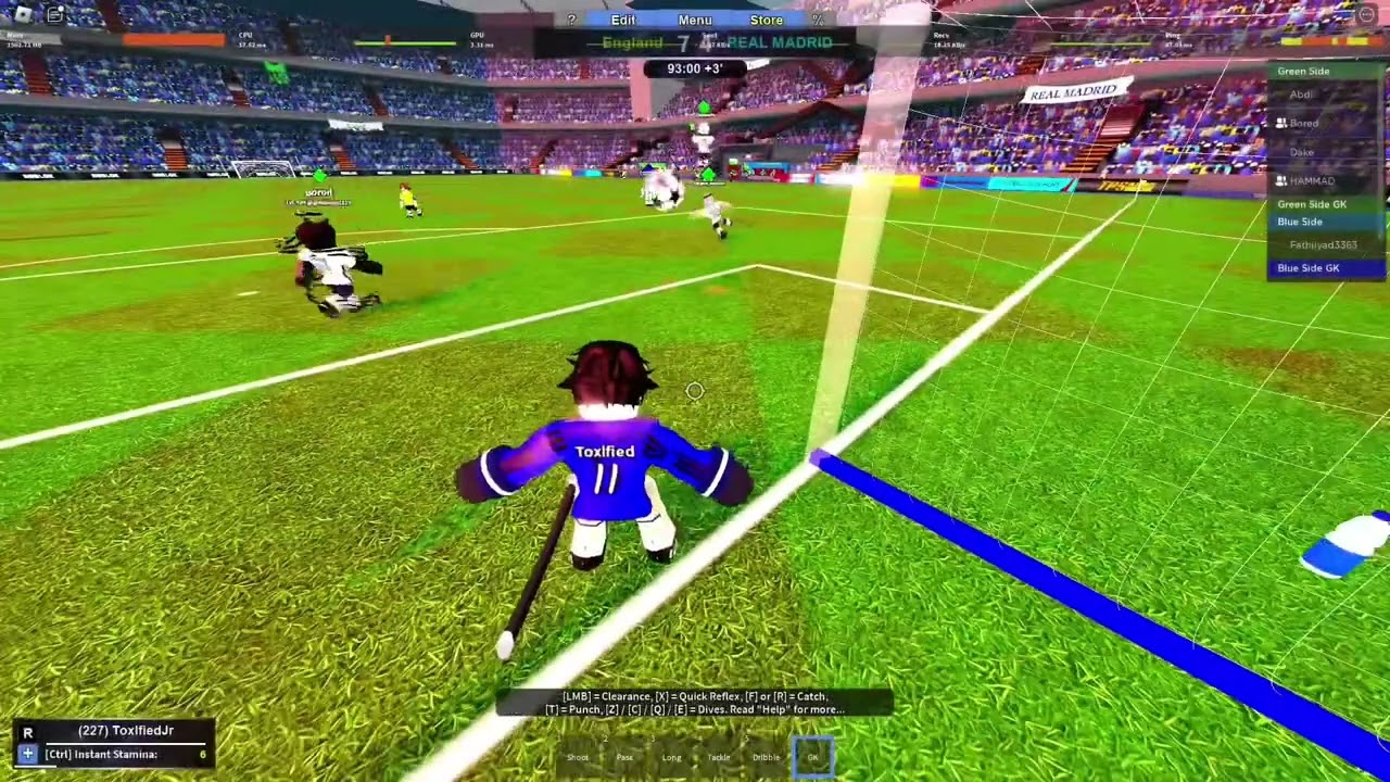 TOP 10 GK SAVES IN TPS ULTIMATE SOCCER- ToxIfiedJr