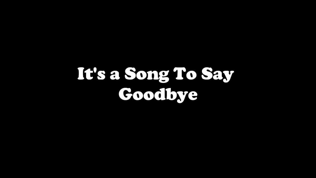Placebo - Song To Say Goodbye (Lyrics)