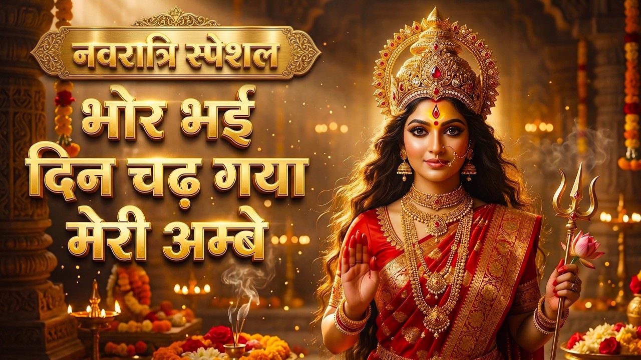 Bhor Bhai Din Chad Gaya Meri Ambe | Ambe Maa Aarti | Mata Ke Bhajan 2026 | Navratri Bhajan 2026