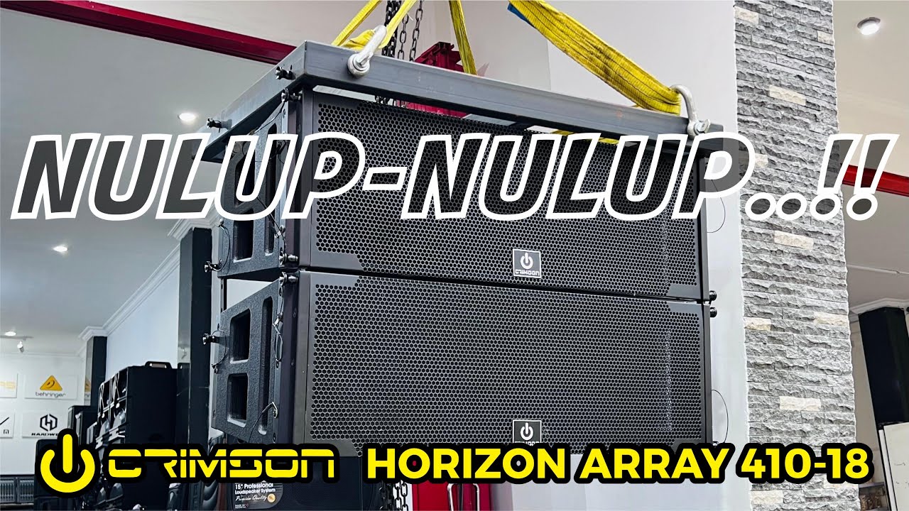 LINE ARRAY AKTIF BALAP 10inc X2 Crimson Horizon 410-18
