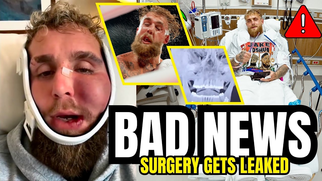 Jake Paul has EMERGENCY SURGERY, Broken Jaw requires Titanium Plates & Screws