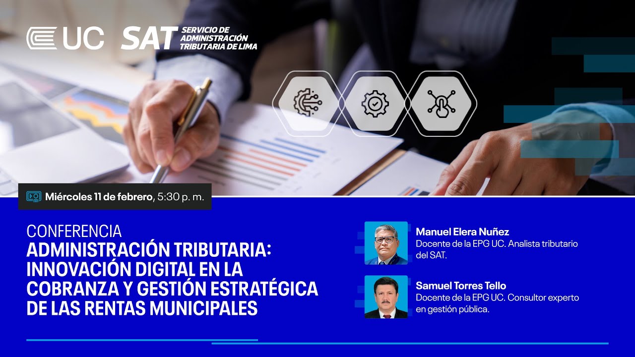 Conferencia | Innovación digital en la cobranza y gestión estratégica de las rentas municipales