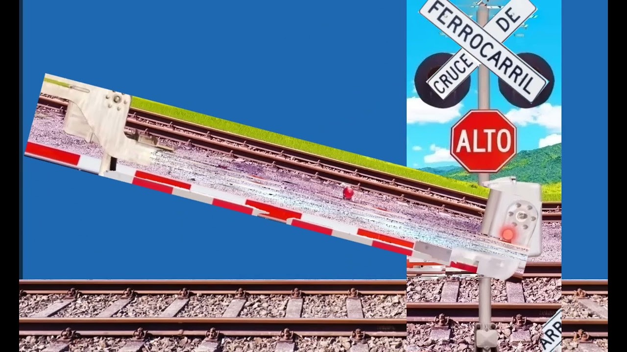 Via Férrea cruzamento do México encontra o verdadeiro Cruce De Ferrocarril 