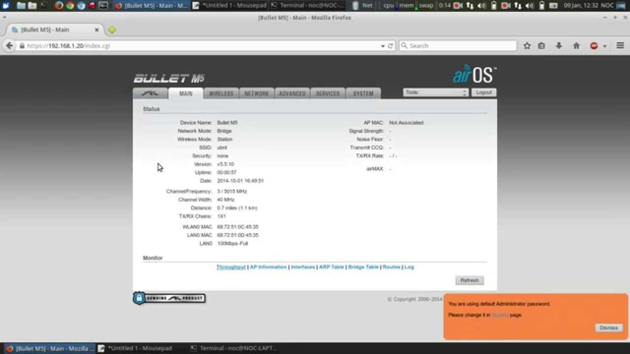 How to enable compliance test / Cara mengaktifkan compliance test ubnt ubiquity firmware