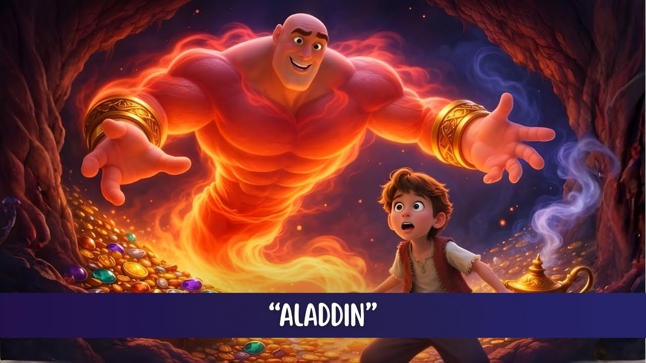 Aladdin and the Magic Lamp | Bedtime Story for Kids 🌙✨