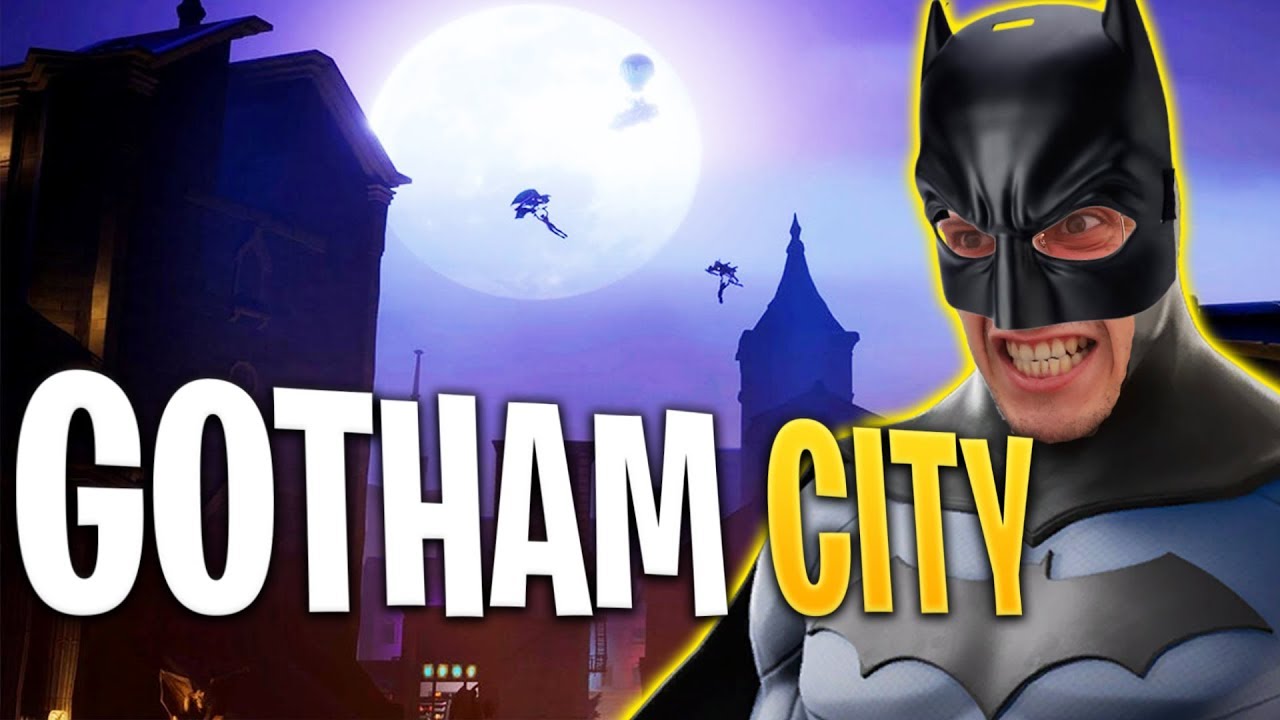 ATTERRO PER LA PRIMA VOLTA A GOTHAM CITY CON BATMAN!! - FORTNITE