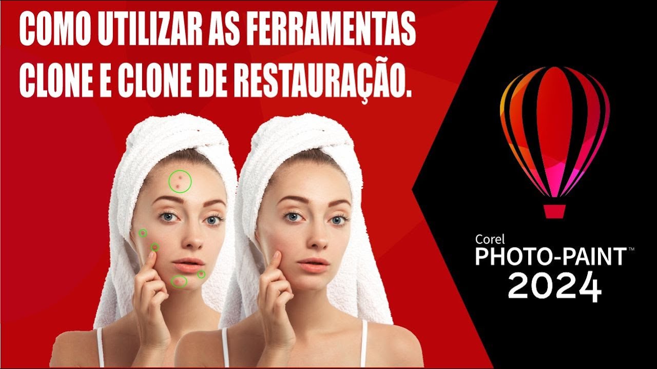 Como utilizar as ferramentas Clone e Clone de restauração no Corel Photo Paint.
