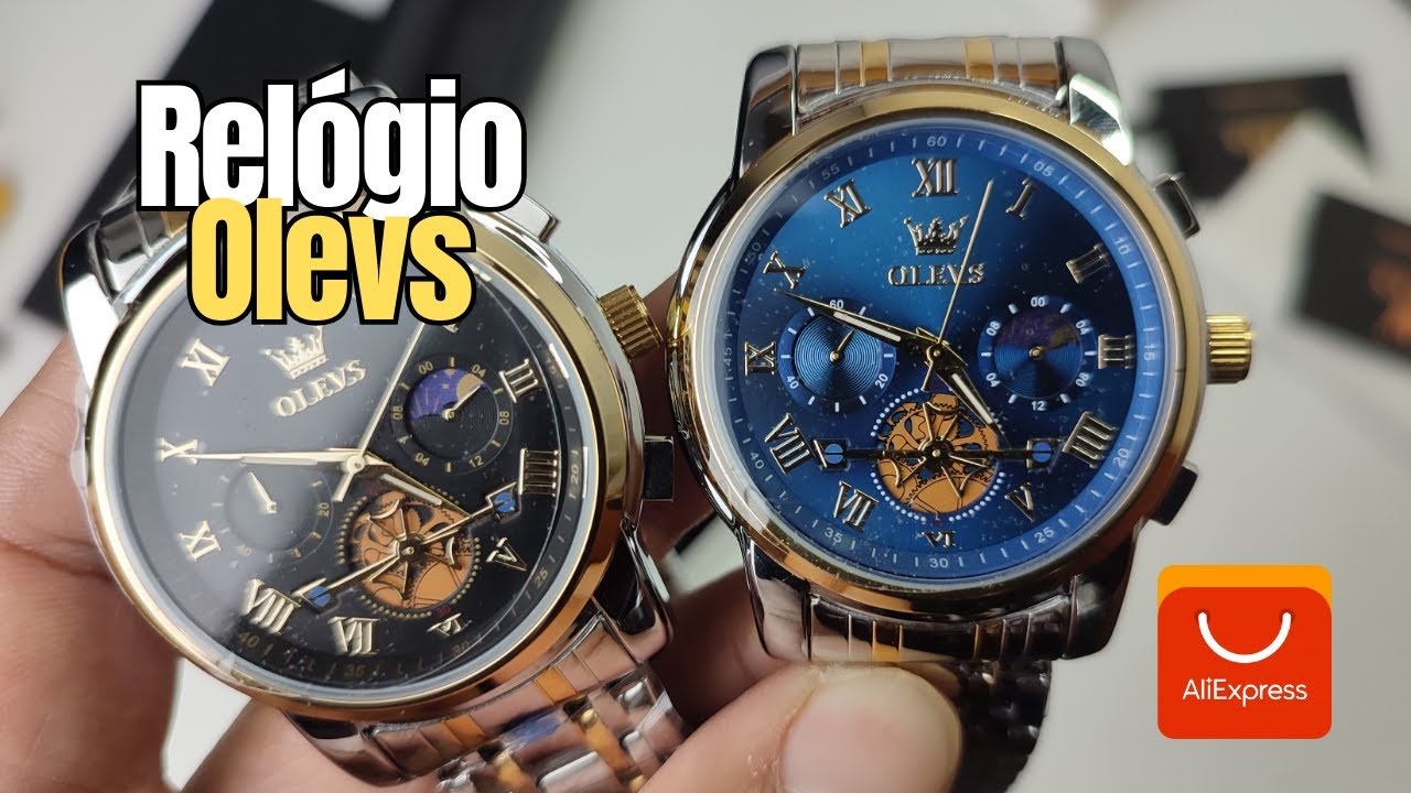 RELÓGIO OLEVS DO ALIEXPRESS É BOM? CONFIRA ESSE MODELO QUE IMPORTEI
