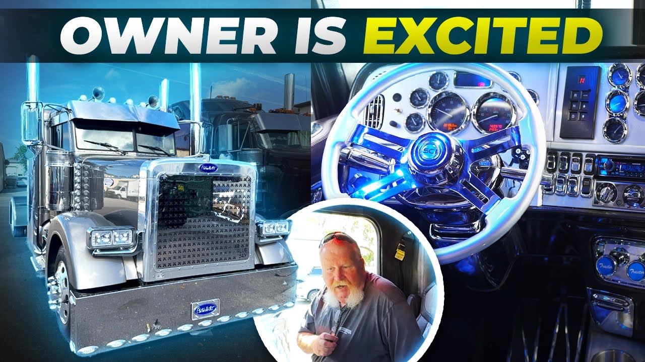 INSANE $10,000 Custom Peterbilt 379 Interior | Watch Clients Reaction!🔥