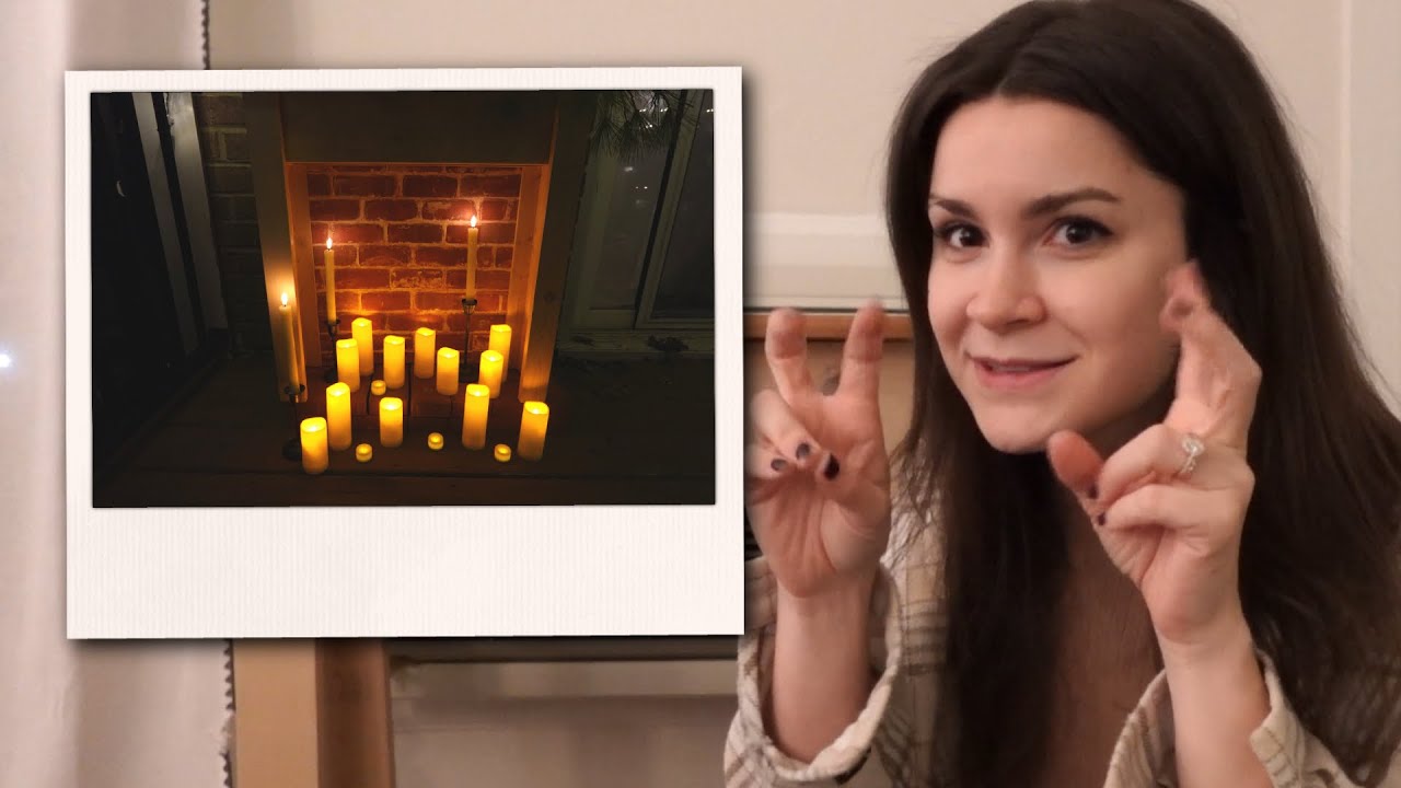 Look at our fireplace!