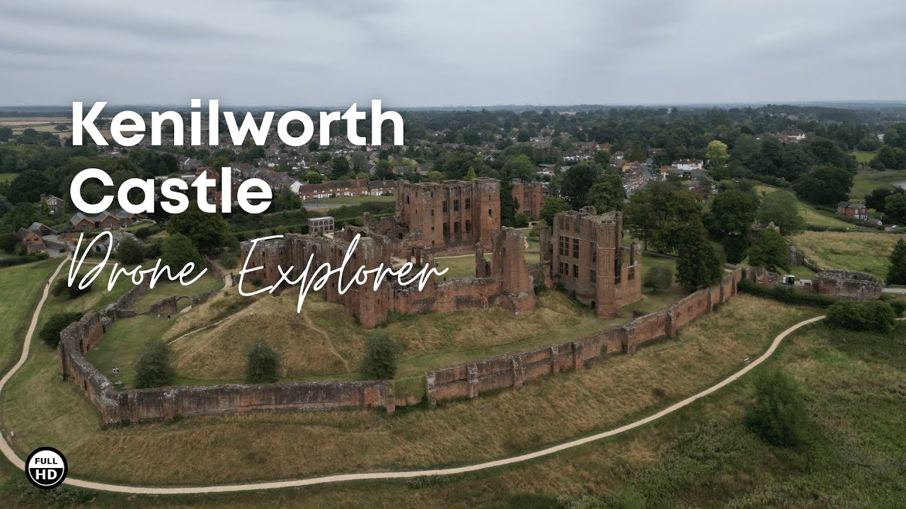 Kenilworth Castle Ruins: Stunning Drone Footage of Warwickshire's Historic Gem | Drone Explorer UK