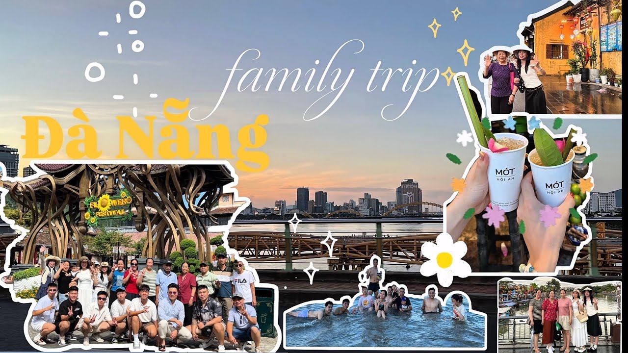 Vlog | chuyến đi Đà Nẵng cùng gia đình✨Bà Nà Hill , Núi Thần Tài ,Hôi An , Ngắm pháo hoa | #POMVLOG