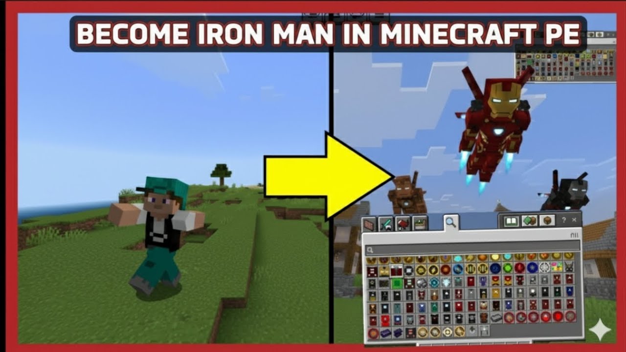 “This Minecraft Mod Turns You Into IRON MAN! 🔥 (1.21+)”|| Minecraft mods #minecraft