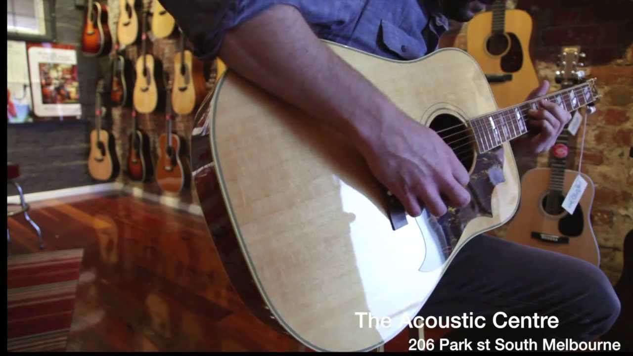 Gibson Sheryl Crow Country Western Acoustic Centre TV. (Hats off to M Ward!)