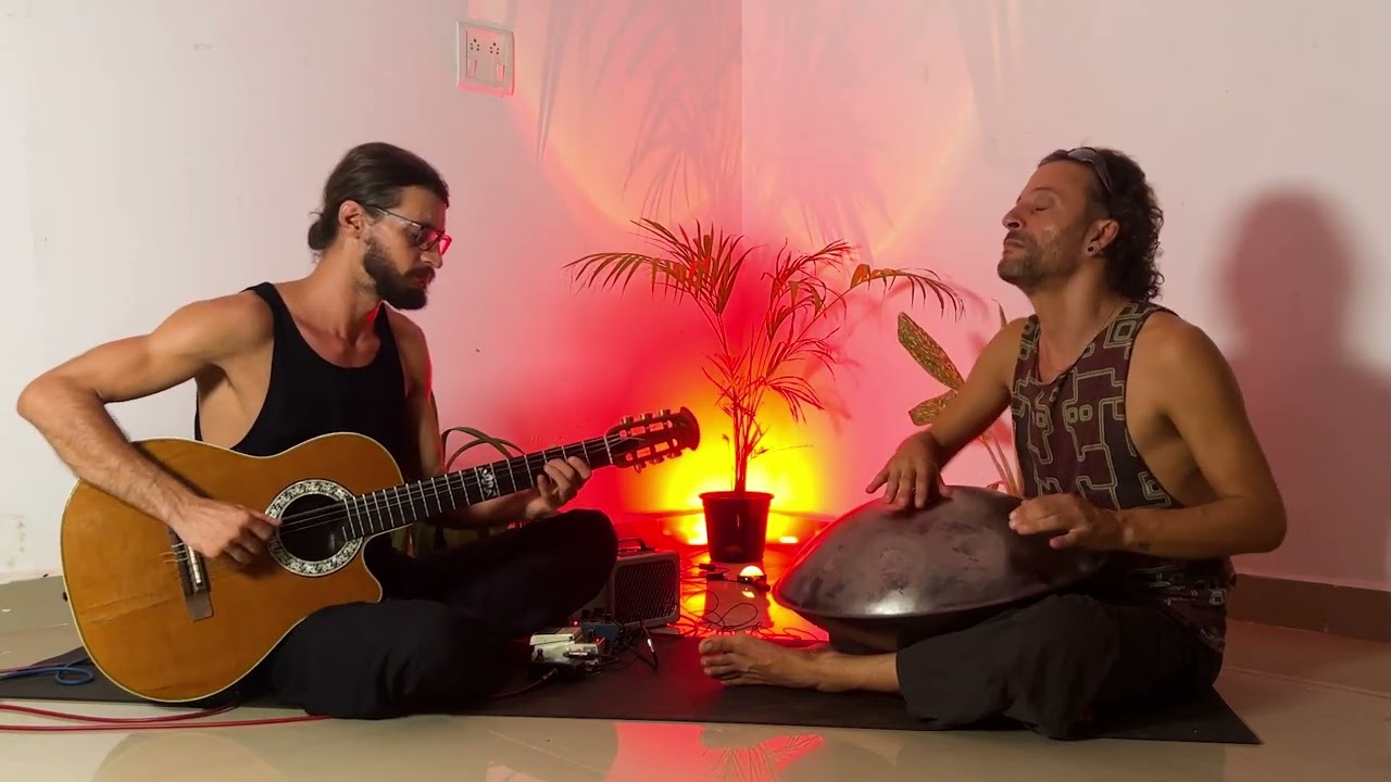 Handpan Music with Davide Swarup on Pantam SPB Harmonic C minor and Jesus In Zen on Guitar. Part 2