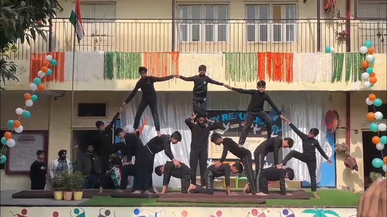 #Pyramid Formation #Republic Day Celebration 2026 #Anglo Arabic Model School #Action Packed Perform.