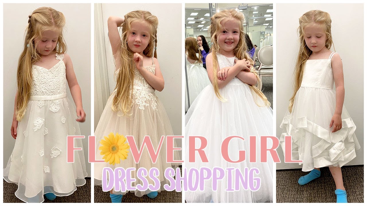 FLOWER GIRL DRESS SHOPPING!