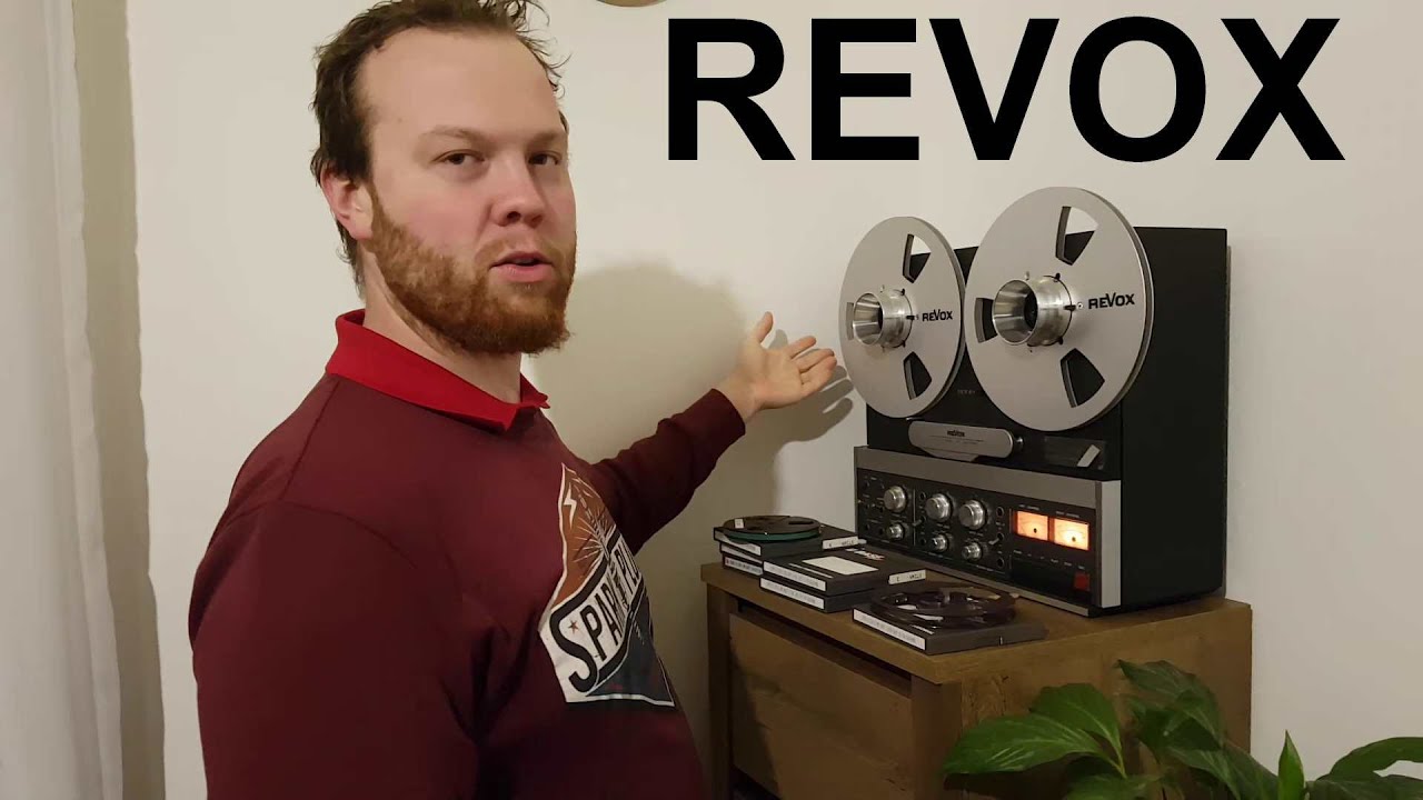 Patrikův magnetofon Revox a Uher