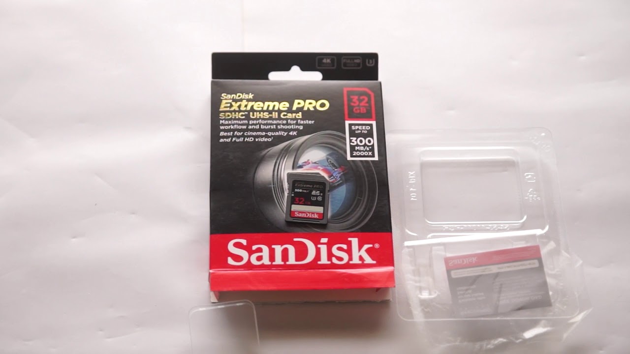 ОНЛАЙН ТРЕЙД.РУ &mdash; Карта памяти 32Gb SanDisk Extreme Pro SDHC UHS-II U3 (300/260 MB/s)