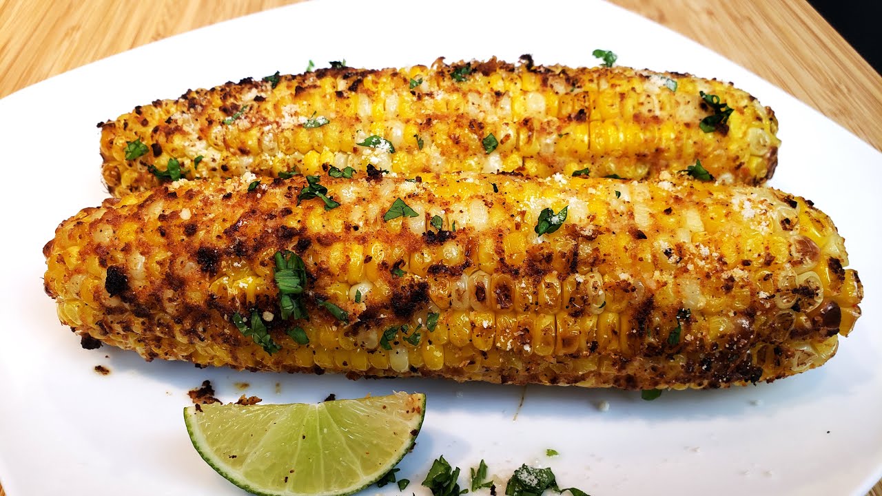 The Best Air Fried Corn on the Cob