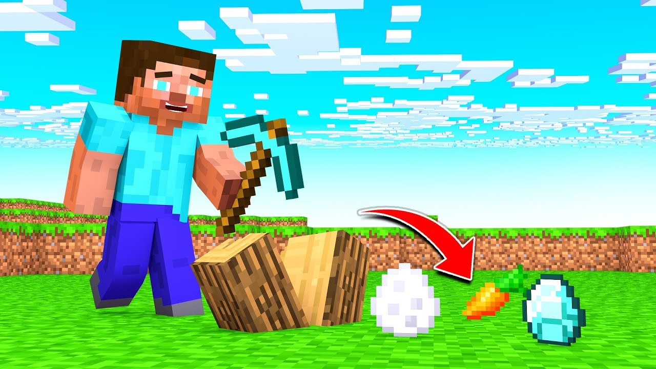 MINECRAFT AVEC TOUS LES OBJETS ALÉATOIRES !