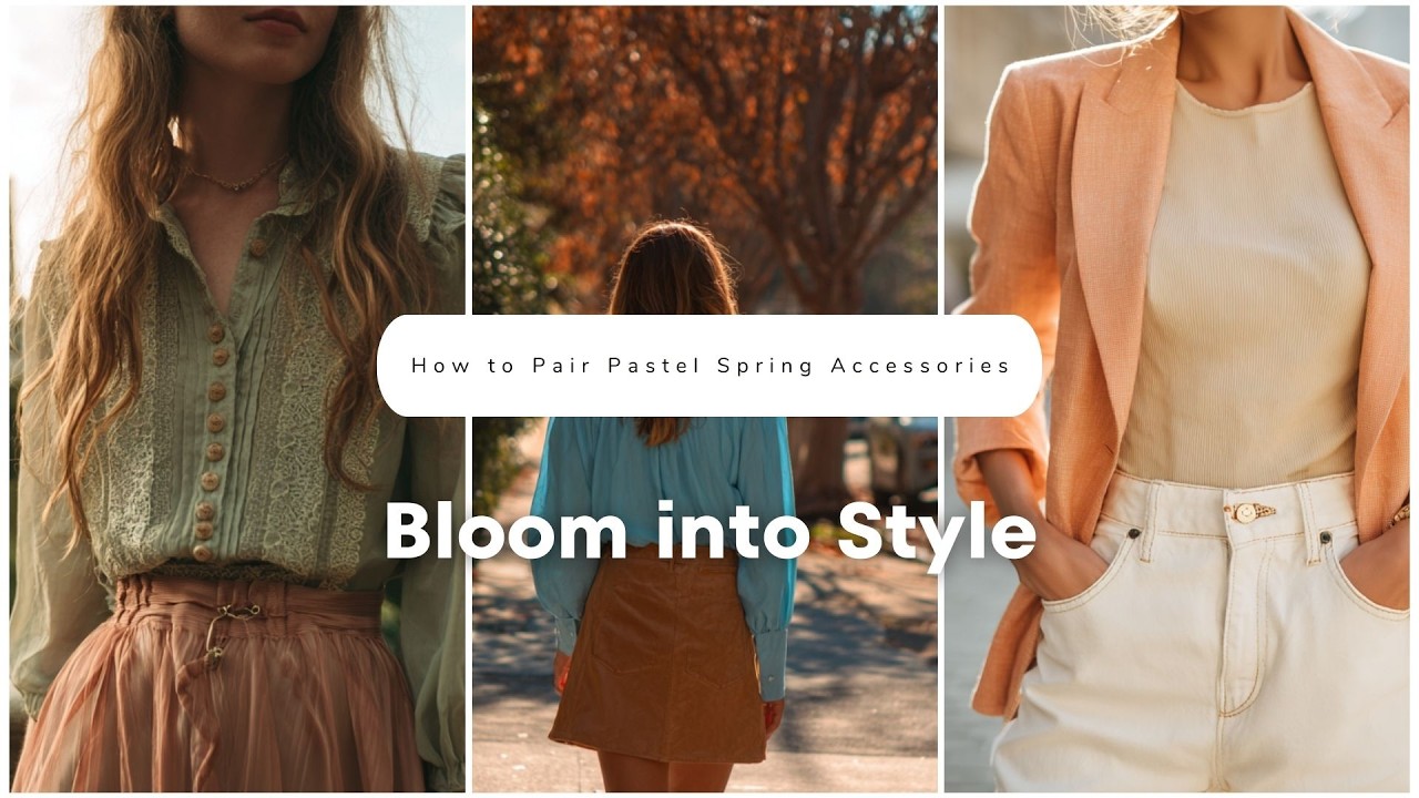✨ Pastel Spring Accessory Tips: Mix Textures & Hues for a Soft, Cohesive Outfit! 💎