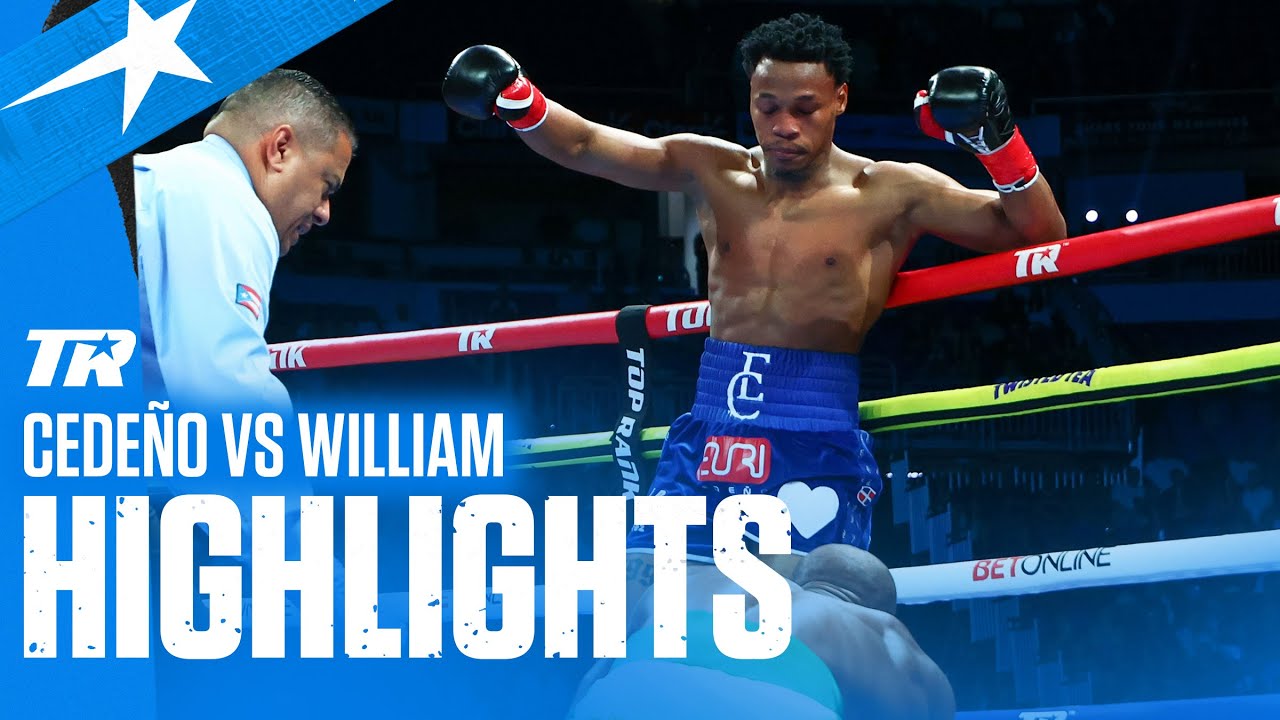 Euri Cedeño Dominates Etoundi Michel William | HIGHLIGHTS & KNOCKDOWN 🇩🇴