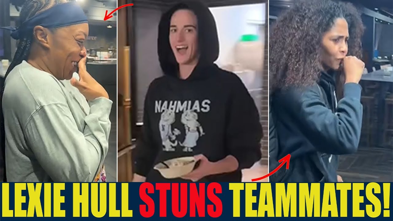 Caitlin Clark & Fever Team's PRICELESS Reaction to Lexie Hull's Surprise ❤️ | 2025 WNBA PLAYOFF