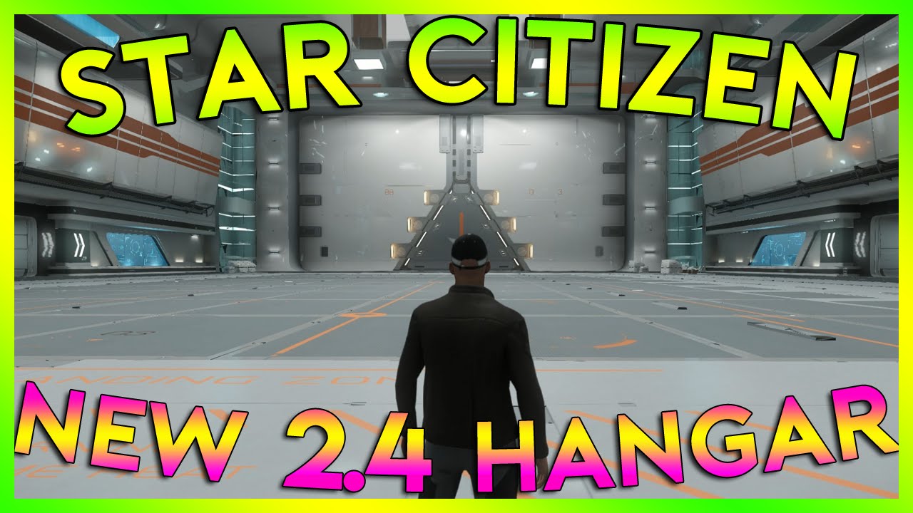 Star Citizen 2.4 New Hangar - Decorations - Port System (2016 PTU)