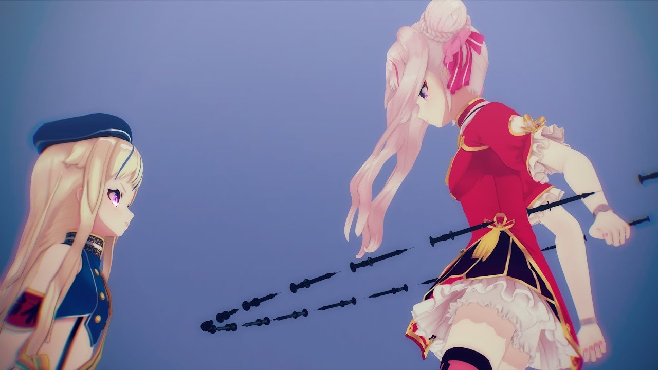 【MMD】田中ヒメと鈴木ヒナでNOVOCAINE【4K 60fps】