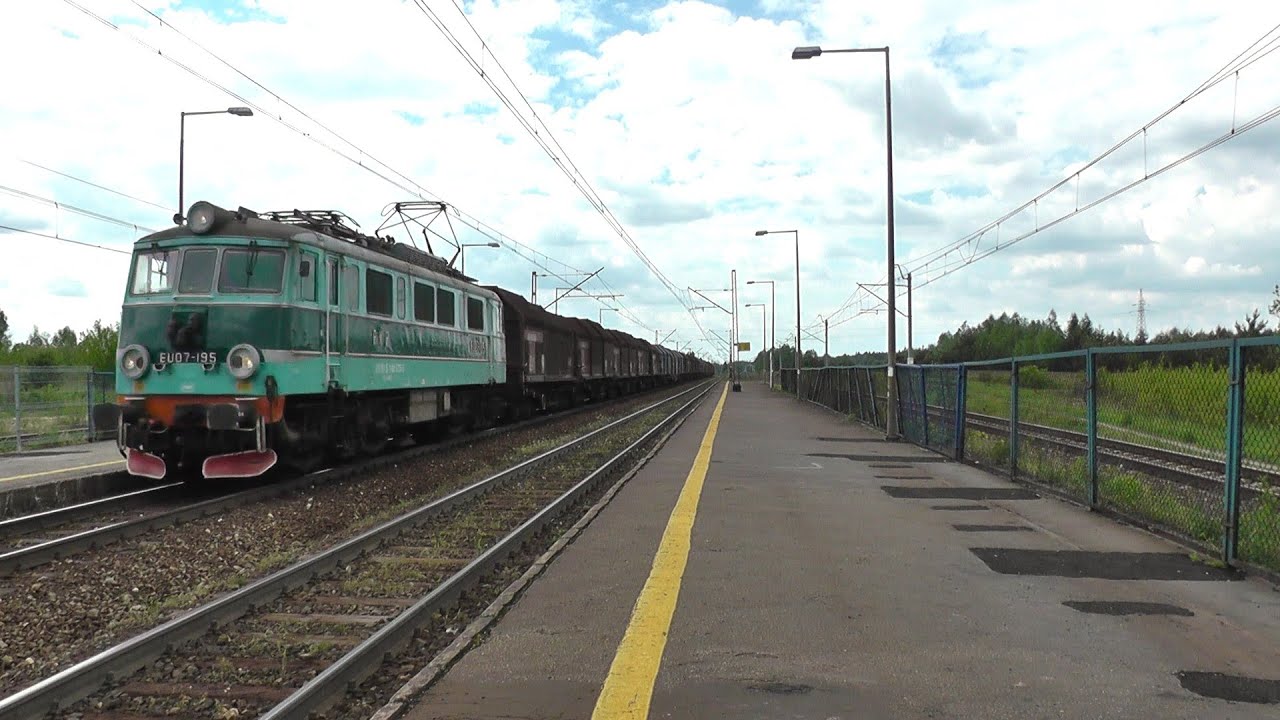 Zawiercie Borowe Pole - Przed modernizacją i po modernizacji || EP07-330 PKP IC & EU07-195 PKP CARGO