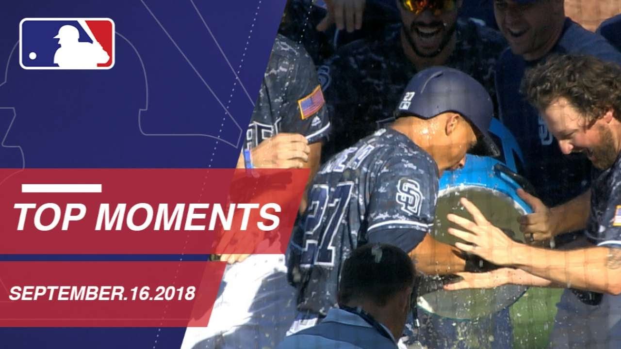 Top 10 Moments around MLB: September 16, 2018
