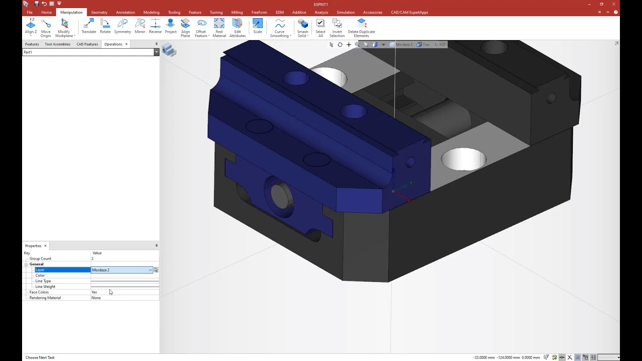 Creando una Prensa autocentrante 5th Axis en ESPRIT