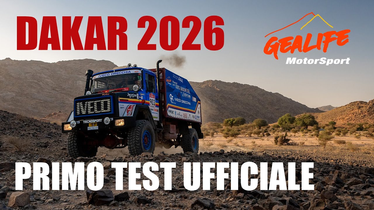 Primo Test Ufficiale IVECO MUSONE | DAKA 2026 GEALIFE MOTORSPORT