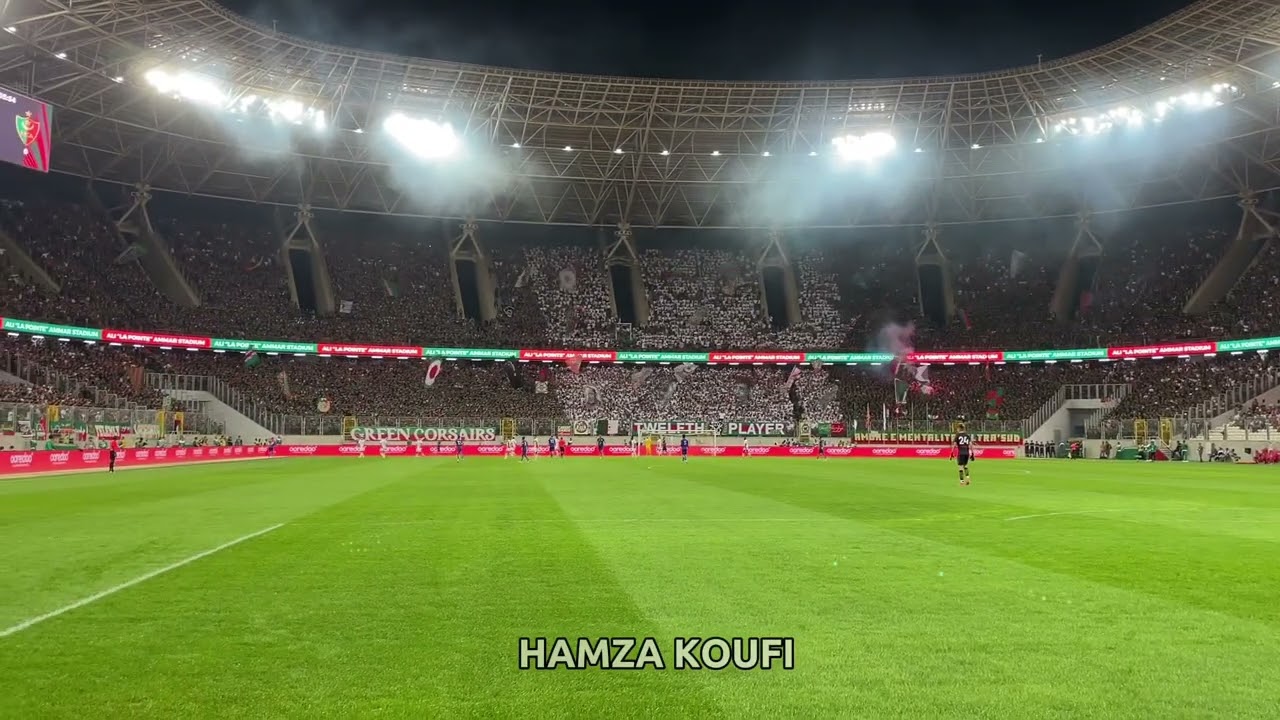 VIRAGE SUD STADE ALI LA POINTE DOUERA 2024 vs manstir