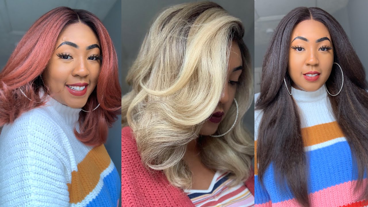 New Outre Neesha 203 Soft & Natural Wig | S4/30 This wig looks like my real hair!