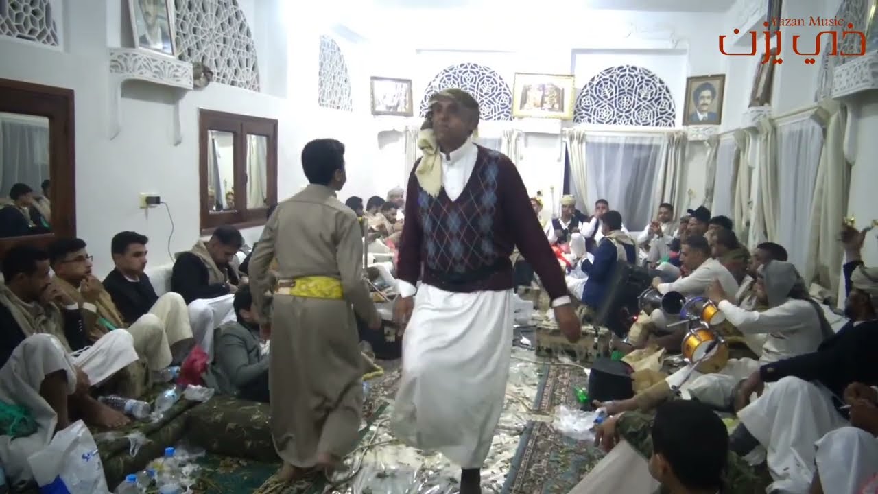 شاهد كيف كانت أعراس الزمن الجميل قبل القاعات عرس ذي يزن شندق