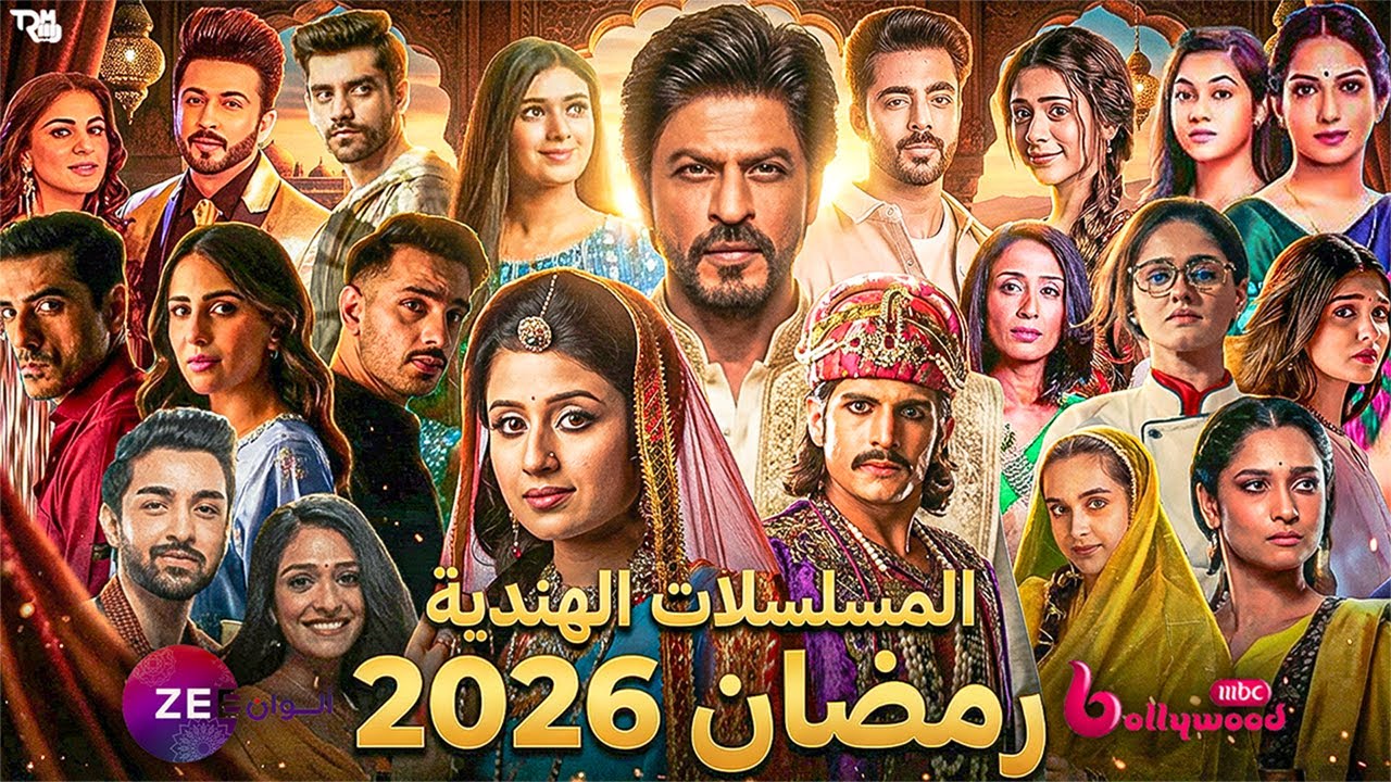 القائمة الرسمية والنهائية لجميع المسلسلات الهندية في رمضان 2026 على قناة زي ألوان وMBC Bollywood 🔥📺