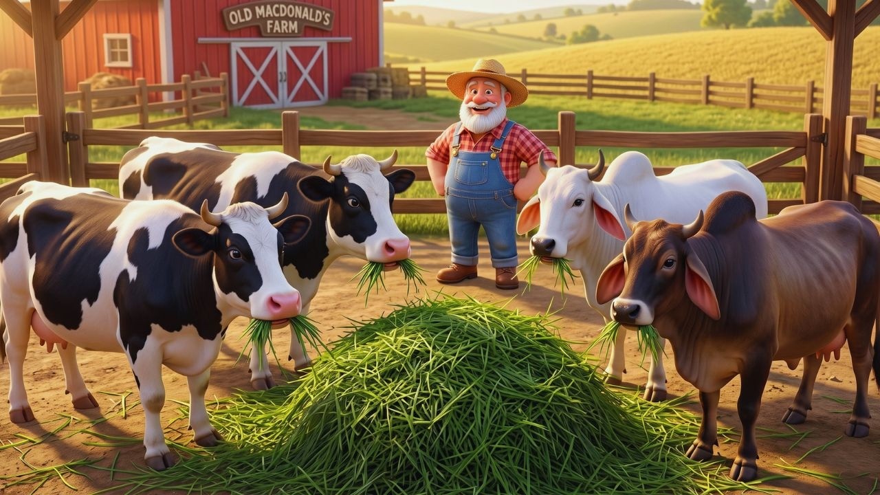 Old MacDonald Farm Rescue Song 🚜 Cow, Horse, Sheep & Pig Saved by Police | Nursery Rhymes