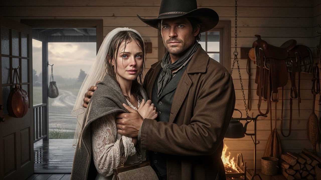 Her Mother Threw Her Out On Her Wedding Night, The Cowboy Took Her Home And Made Her His Bride