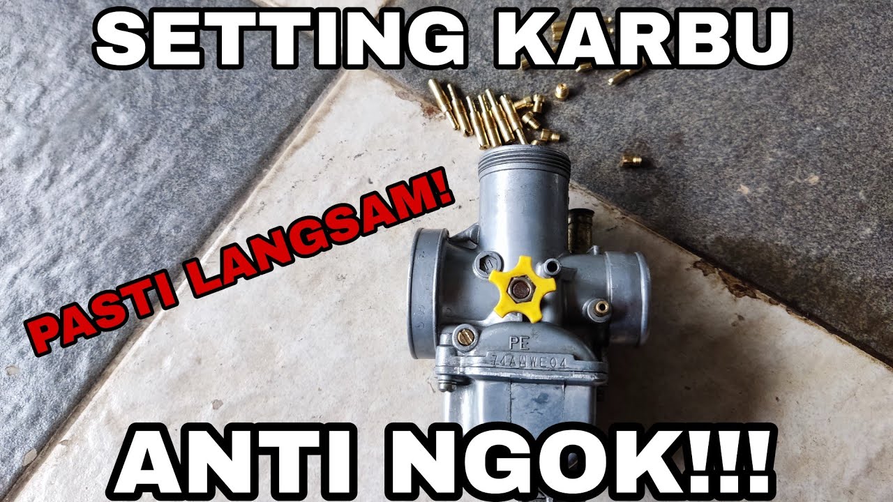 CARA SETTING KARBU PE 28 DI SATRIA FU!!!||NGACIRR!!