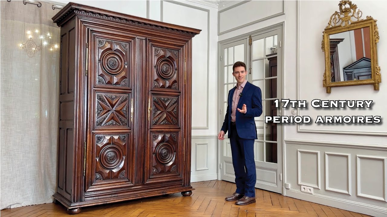 17th century French Armoire: Louis XIII & Louis XIV style period furniture (Antiques Education)