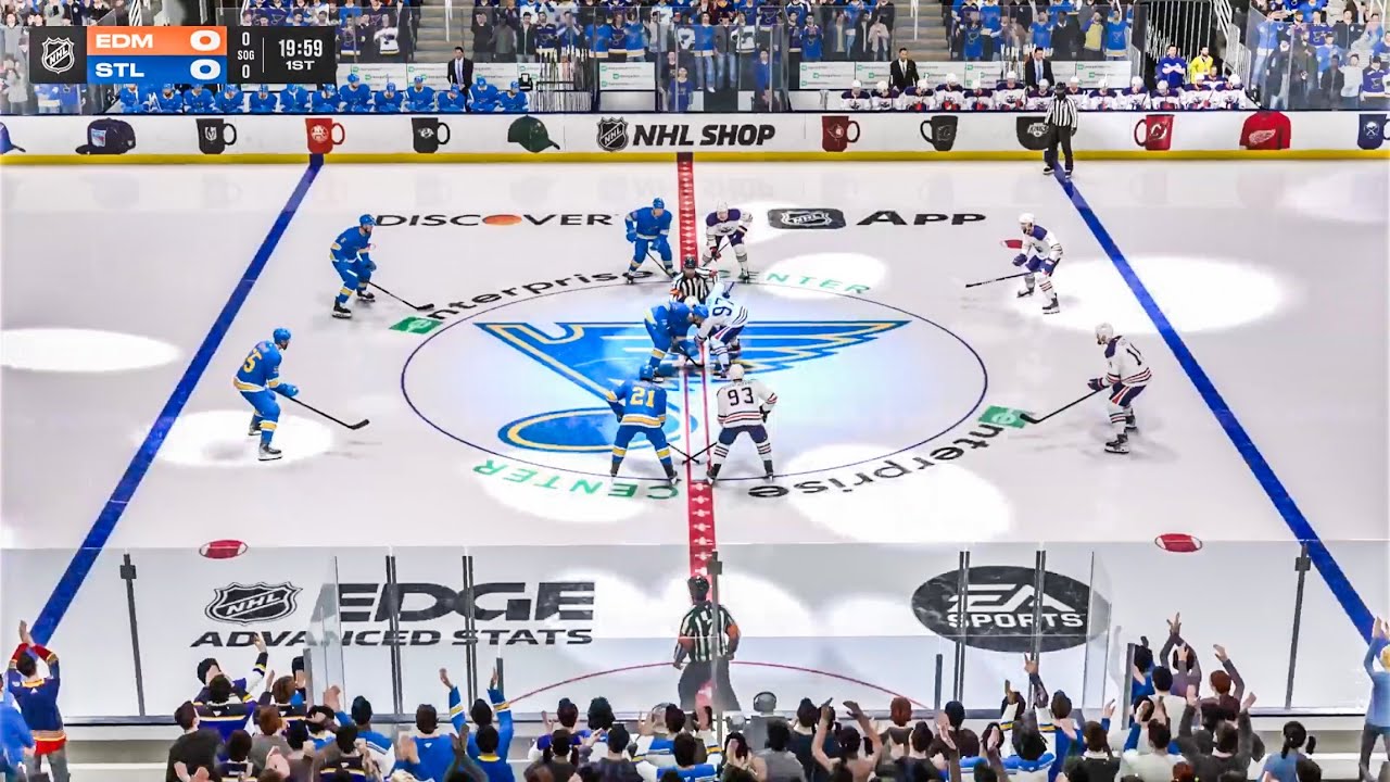 St Louis Blues vs Edmonton Oilers 3/13/2026 NHL 26 Gameplay