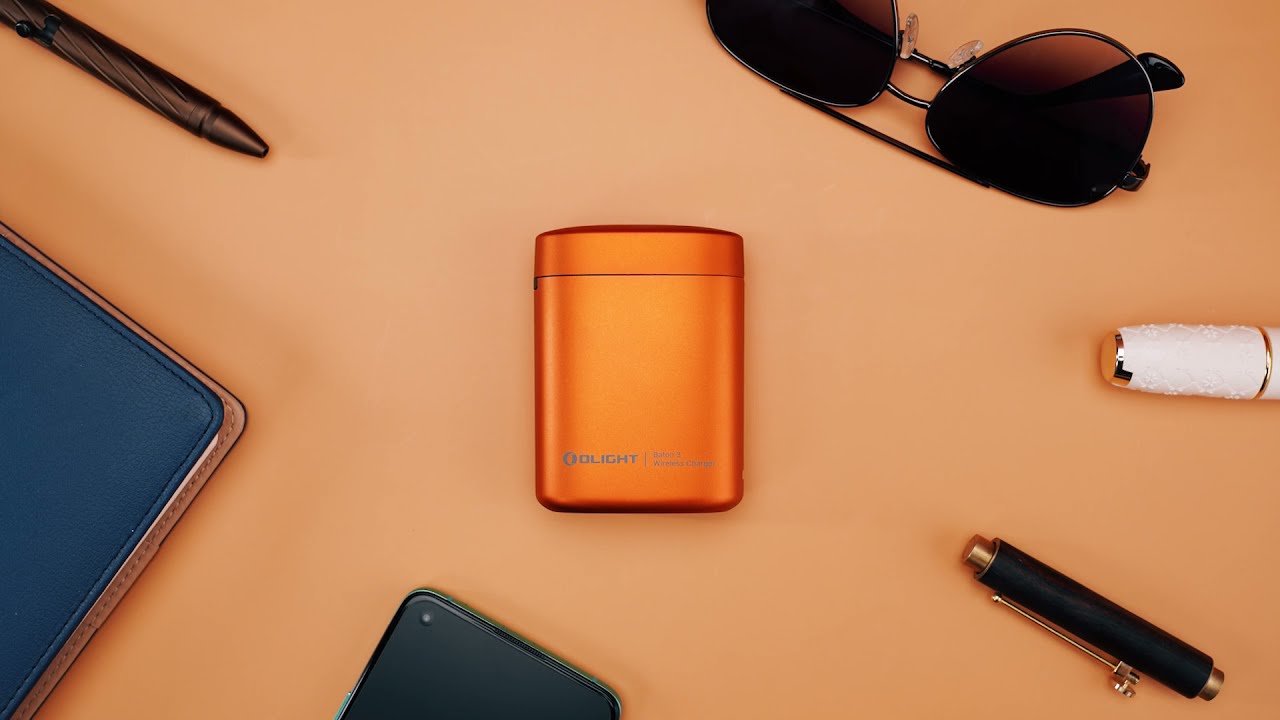 【錸特光電】OLIGHT  BATON 3 Orange Premium 限量 橙色 1200流明 EDC 手電筒 搭配   無線充電盒