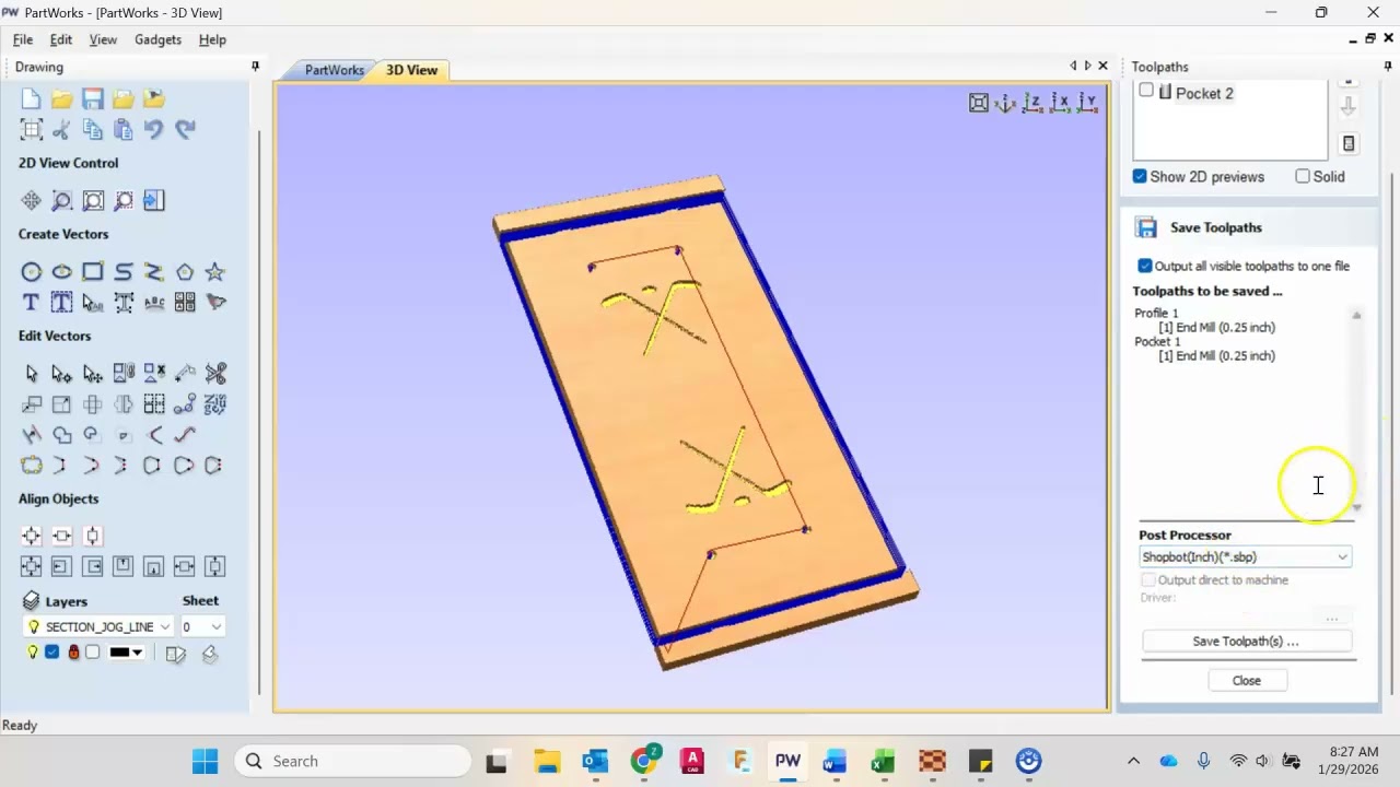 Sling Puck - Saving your toolpaths