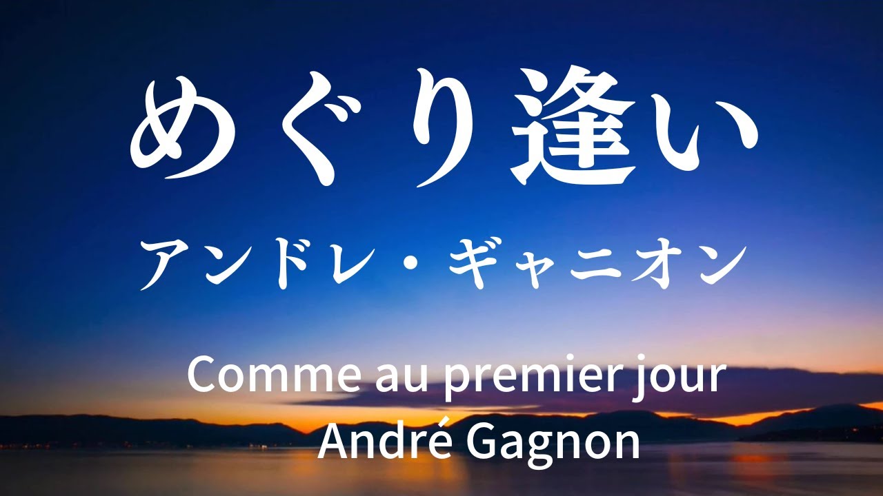 フルート演奏 Flute  めぐり逢い　アンドレ・ギャニオン　Comme au premier jour　André Gagnon