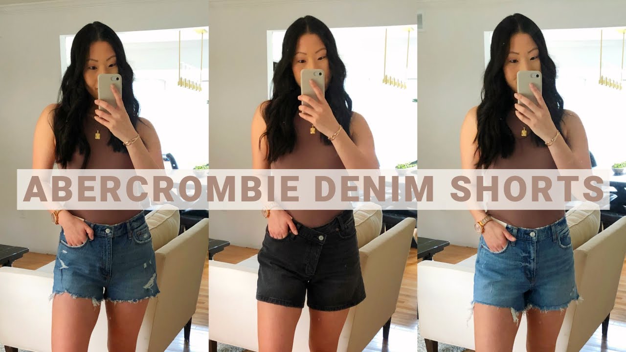 ABERCROMBIE DENIM SHORTS TRY-ON SIZE 6 | ORIGINAL FIT VS CURVE LOVE FIT?