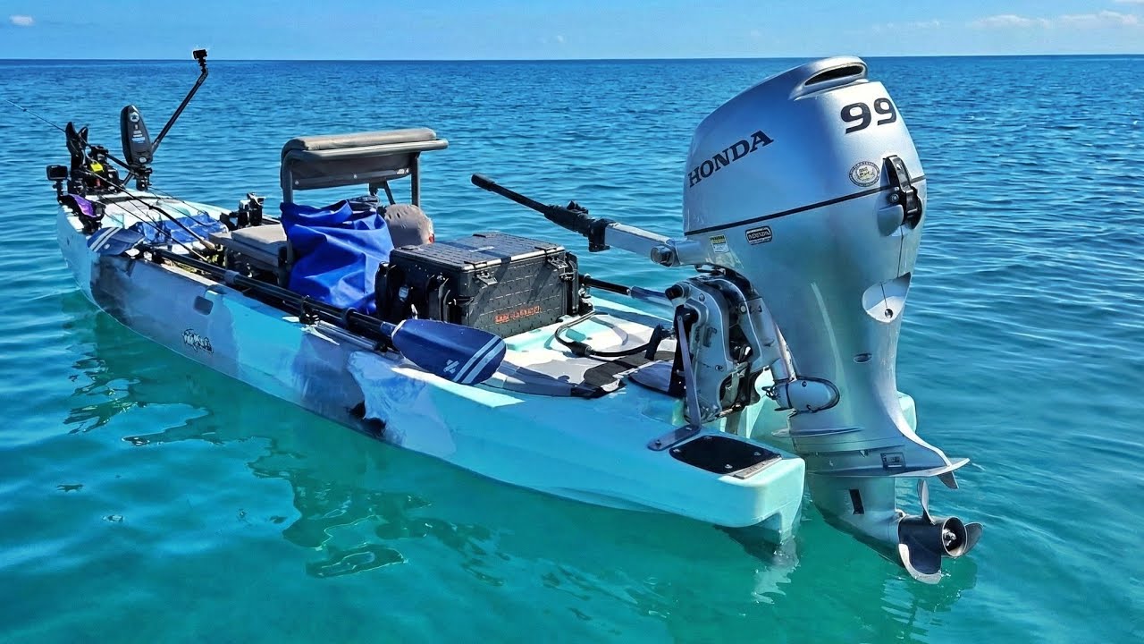 Don't try this! I Slapped an INSANELY Big Motor on My Kayak
