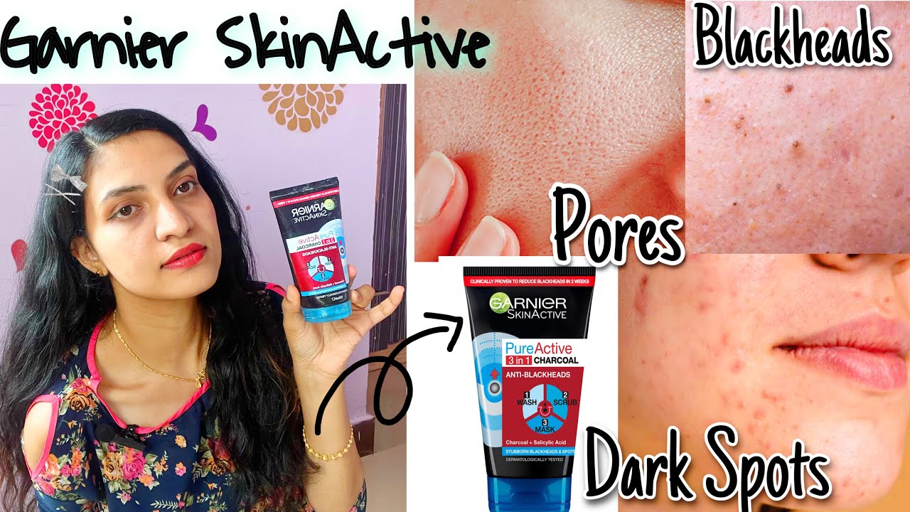Обзор средства для умывания Garnier Pure Active Charcoal 3 в 1 | Обзор и демонстрация средства дл...